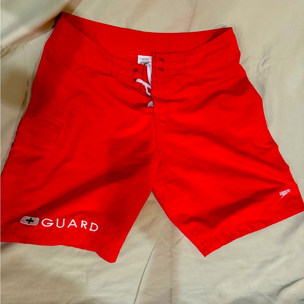 Speedo Lifeguard shorts, size 32